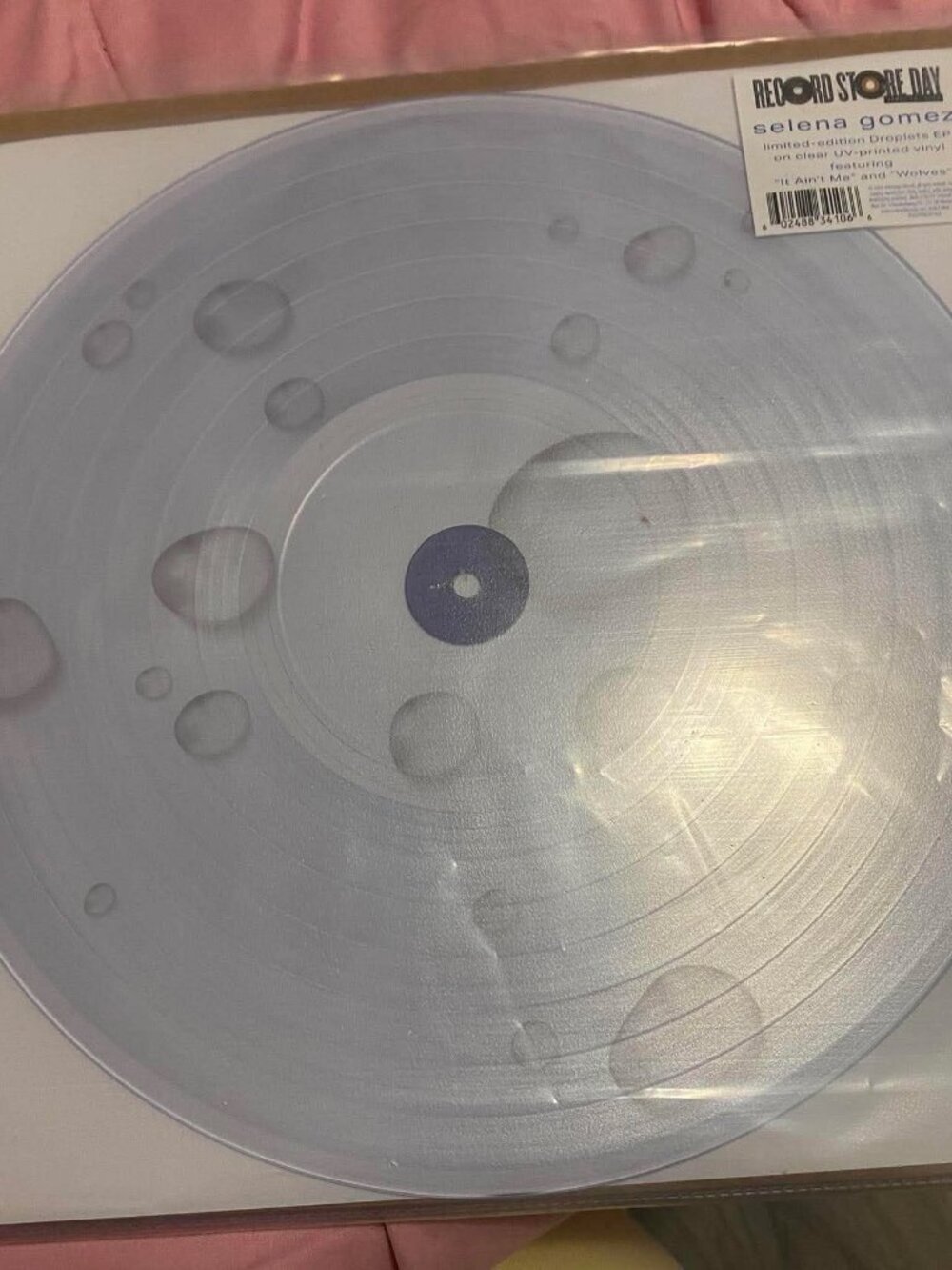 NEW Selena Gomez Droplets Record Store Day 2026 Limited Edition Clear Vinyl RSD